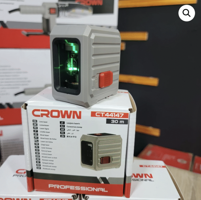 Niveau laser crown 2 ligne 30 metre